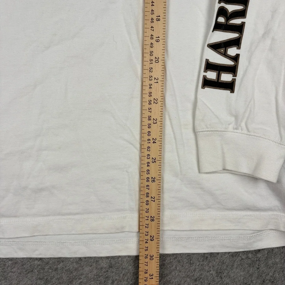 Harley Davidson Henley Shirt Mens 2XL White 110th Anniversary Long Sleeve - Picture 8 of 11